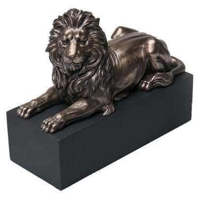 Lion Figurine.Lion Statue.Lion with Stand Sculpture, Animal Sculptures