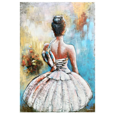 Ballerina | Handcrafted Canvas Decor | Unique Home Accent | Gift Idea