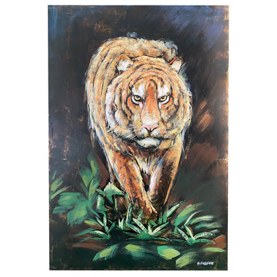 Tiger | Handcrafted Wood Decor | Unique Home Accent | Gift Idea
