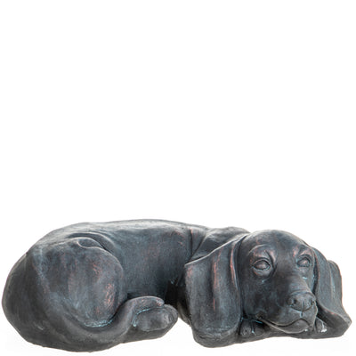 Dachshund Statue by MGO – Lying Dog Figure