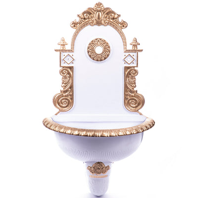 Wall fountain aluminum | Handcrafted Garden Decor | Unique Home Accent