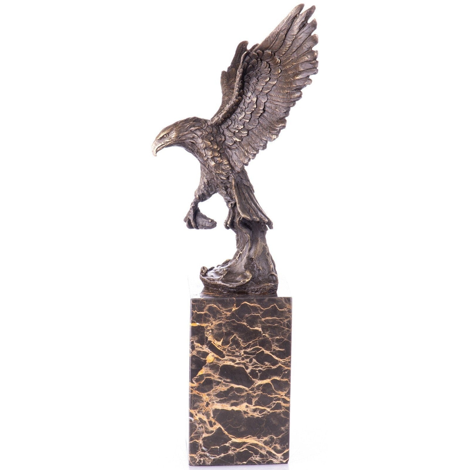 Majestic Bronze Eagle Sculpture | Animal Sculptures | Home Decor