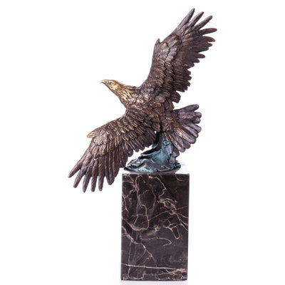 Majestic Bronze Eagle Sculpture | Animal Sculptures | Home Decor