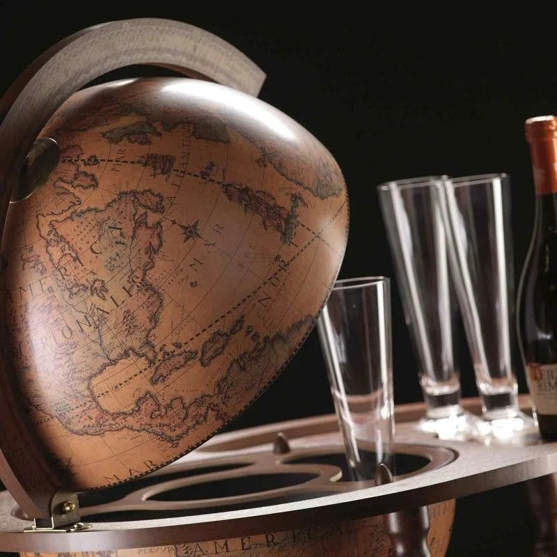 Map Globe Opens into Drink Bar | Curios & Collectibles | Home Decor