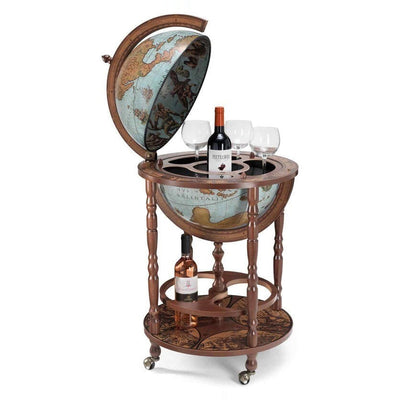 Map Globe Opens Into Drink Bar – Blue Ocean