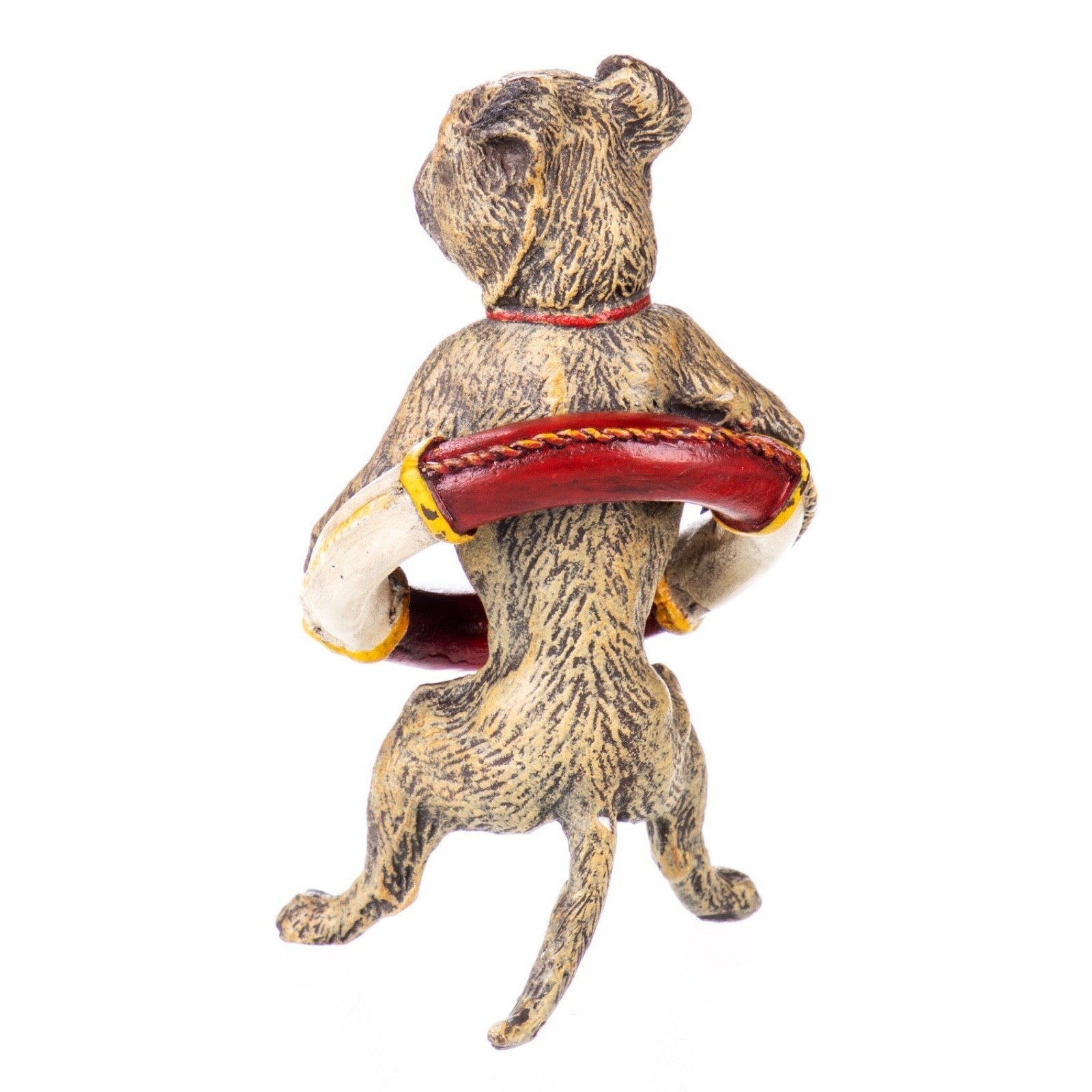 Miniature Dog Figurine with Lifebuoy | Animal Sculptures