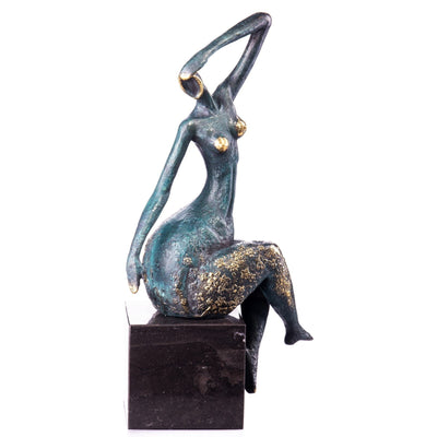 Modern Abstract Bronze Sculpture | Curios & Collectibles
