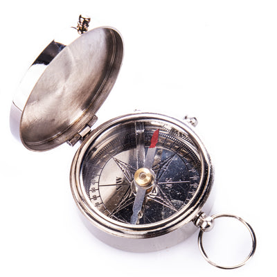 Vintage Pocket Compass | Brass Decor | Unique Home Accent | Gift Idea