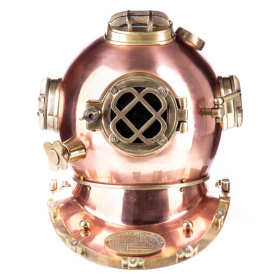 Vintage Diving Helmet | Handcrafted Brass Decor | Gift Idea