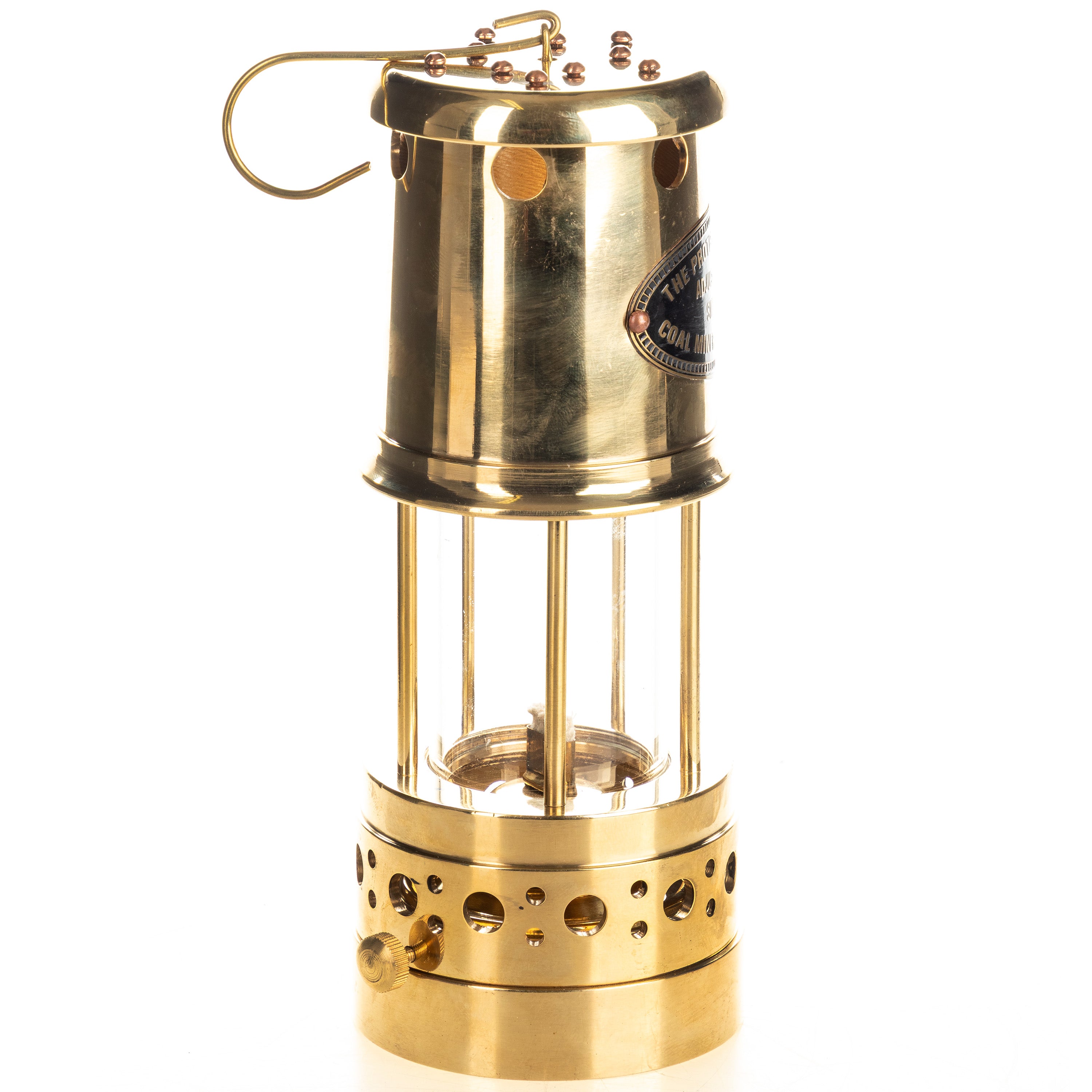 Brass Oil Lamp – Antique Style Kerosene Lamp – view 2