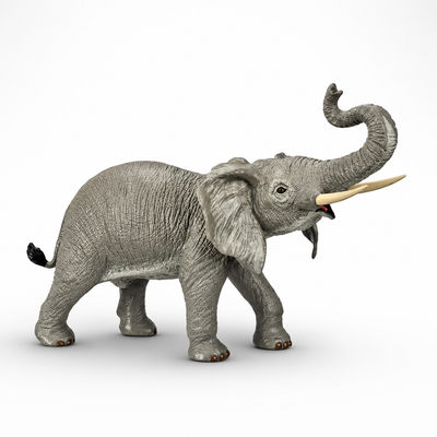 Standing Elephant Statue | Handcrafted Resin Decor