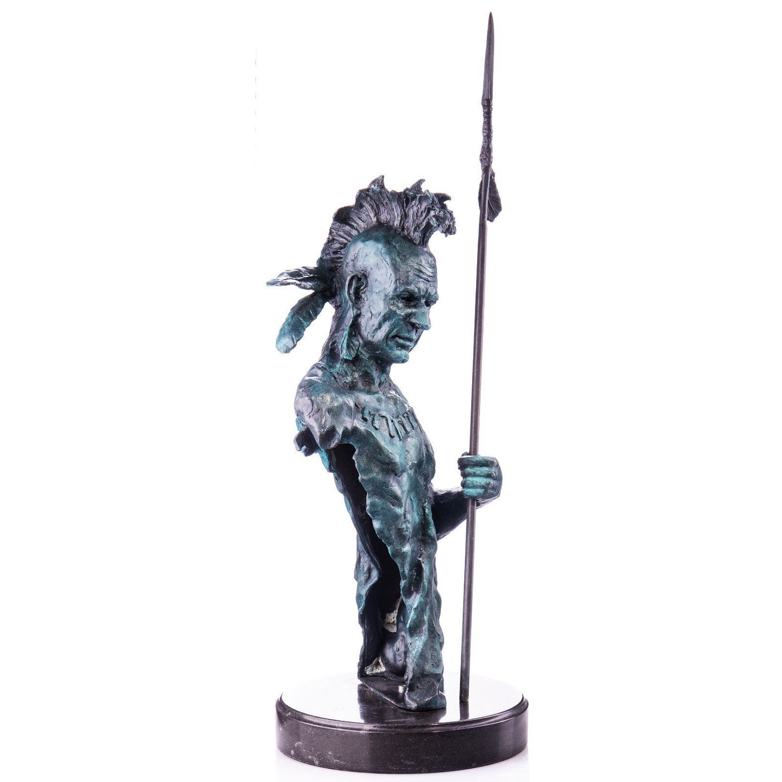 Native American Warrior Bust with Spear | Busts | Home Decor