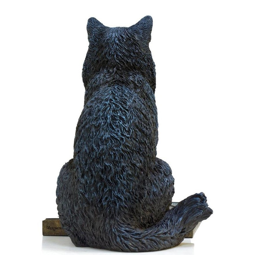 Oujia Board with Black Cat | Animal Sculptures | Home Decor