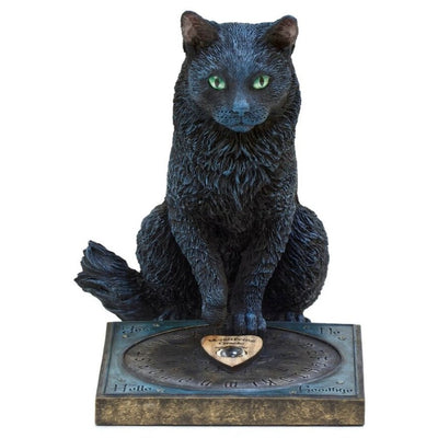 Oujia Board with Black Cat | Animal Sculptures | Home Decor