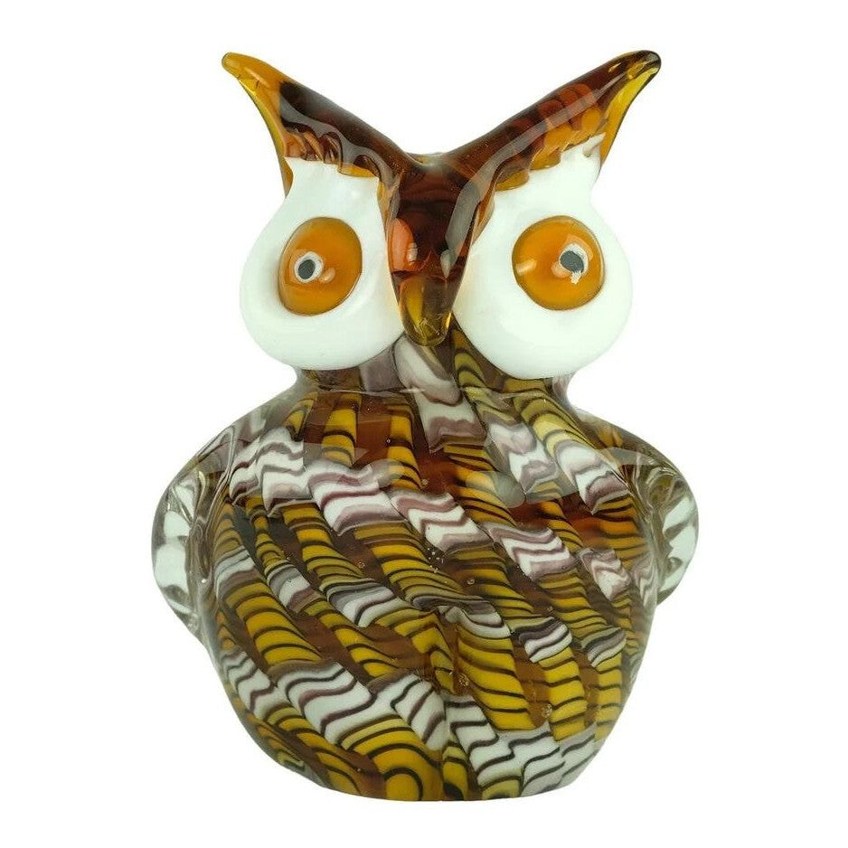 Owl | Glass & Murano Decor | Home Decor | Handcrafted | Collectible Ar