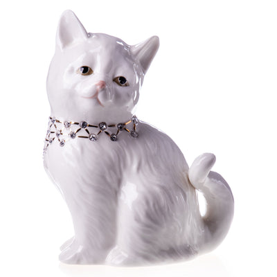 Ceramic cat | Handcrafted Ceramic Decor | Unique Home Accent