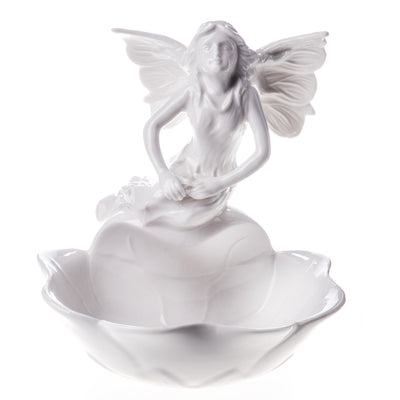 Ceramic bowl with elf | Handcrafted Ceramic Decor | Unique Home Accent