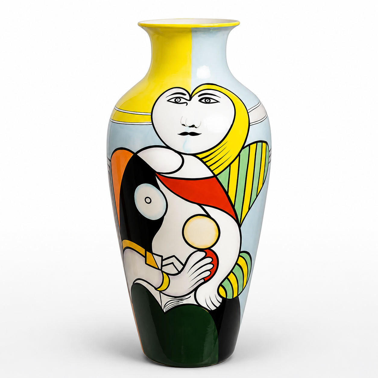 Picasso Style Porcelain Vase | Vases & Bowls | Home Decor