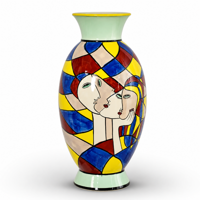 Abstract Couple Vase | Handcrafted Ceramic Decor