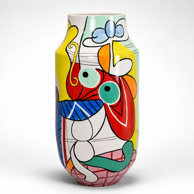 Hand-Painted Abstract Porcelain Vase | Vases & Bowls | Home Decor