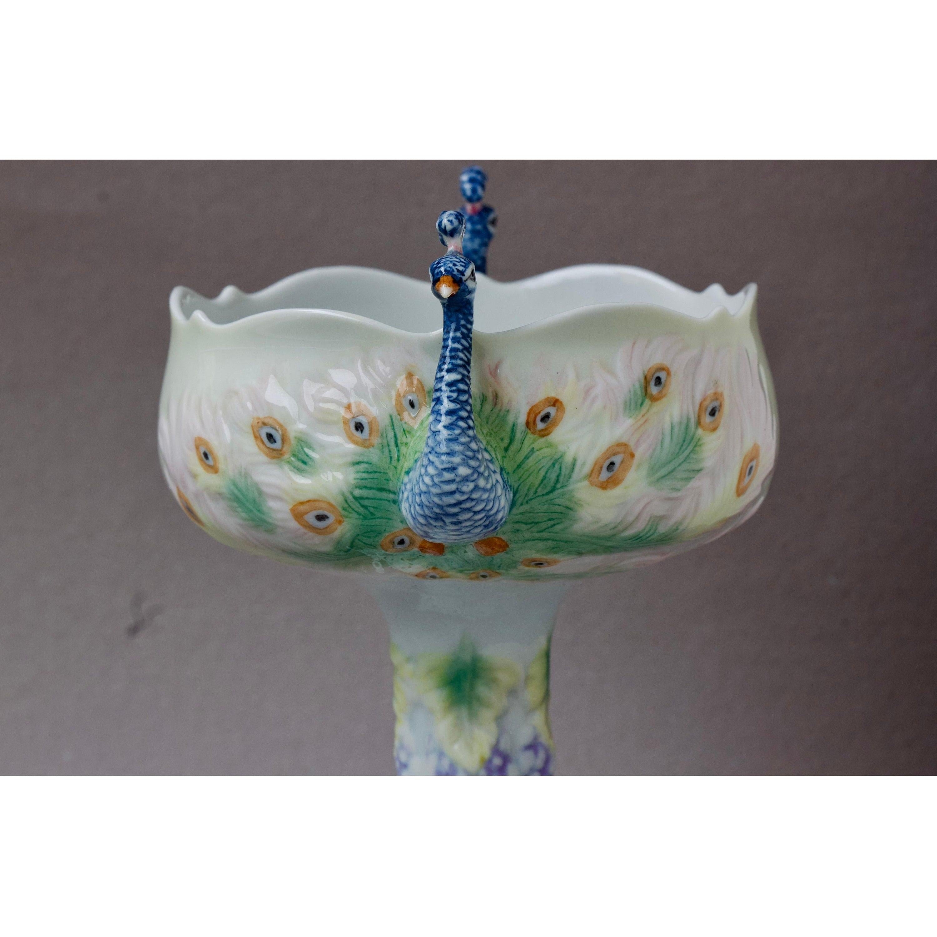 Peacock Bowl | Vases & Bowls | Home Decor | Handcrafted