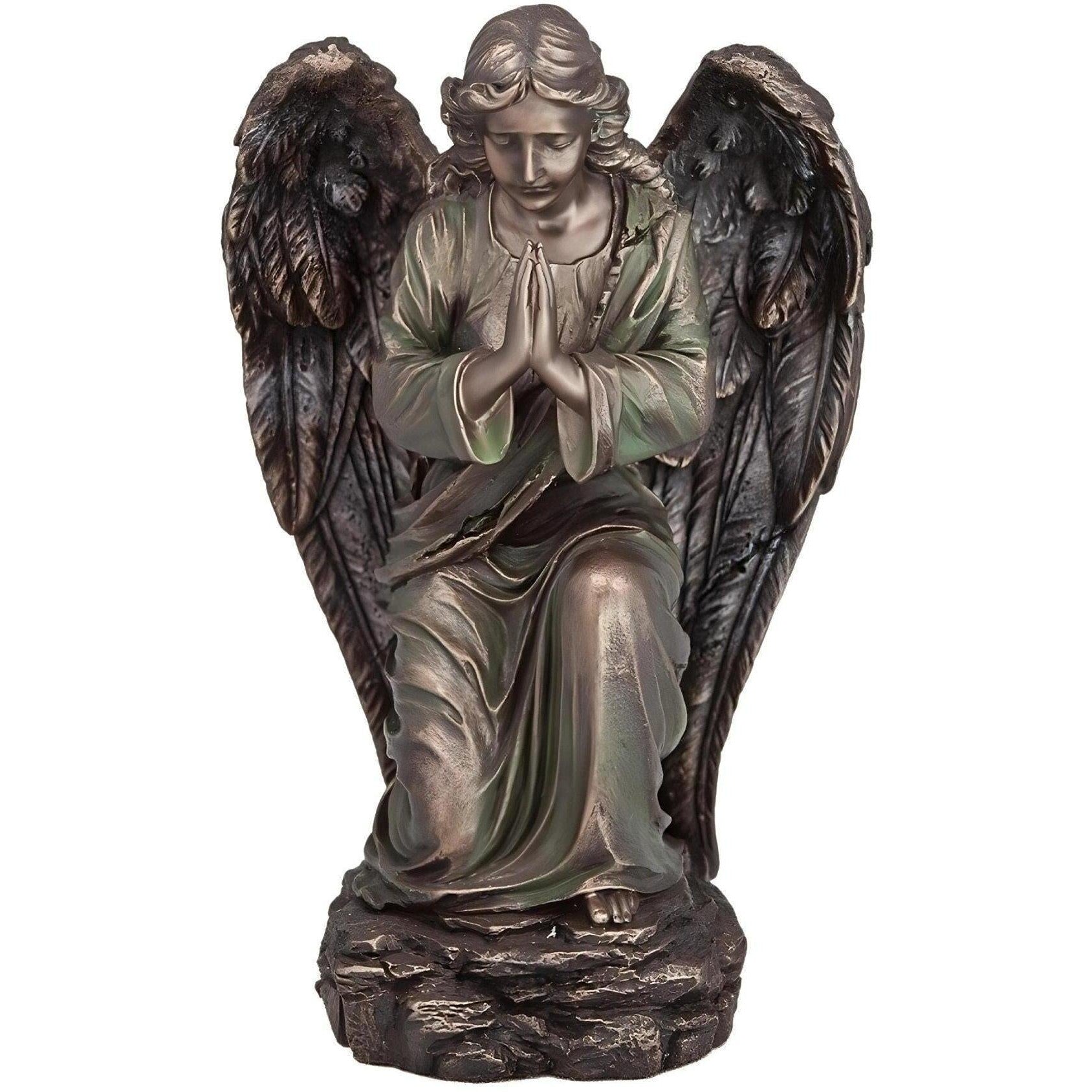 Praying Winged Angel | Mythology & Deity Sculptures | Home Decor
