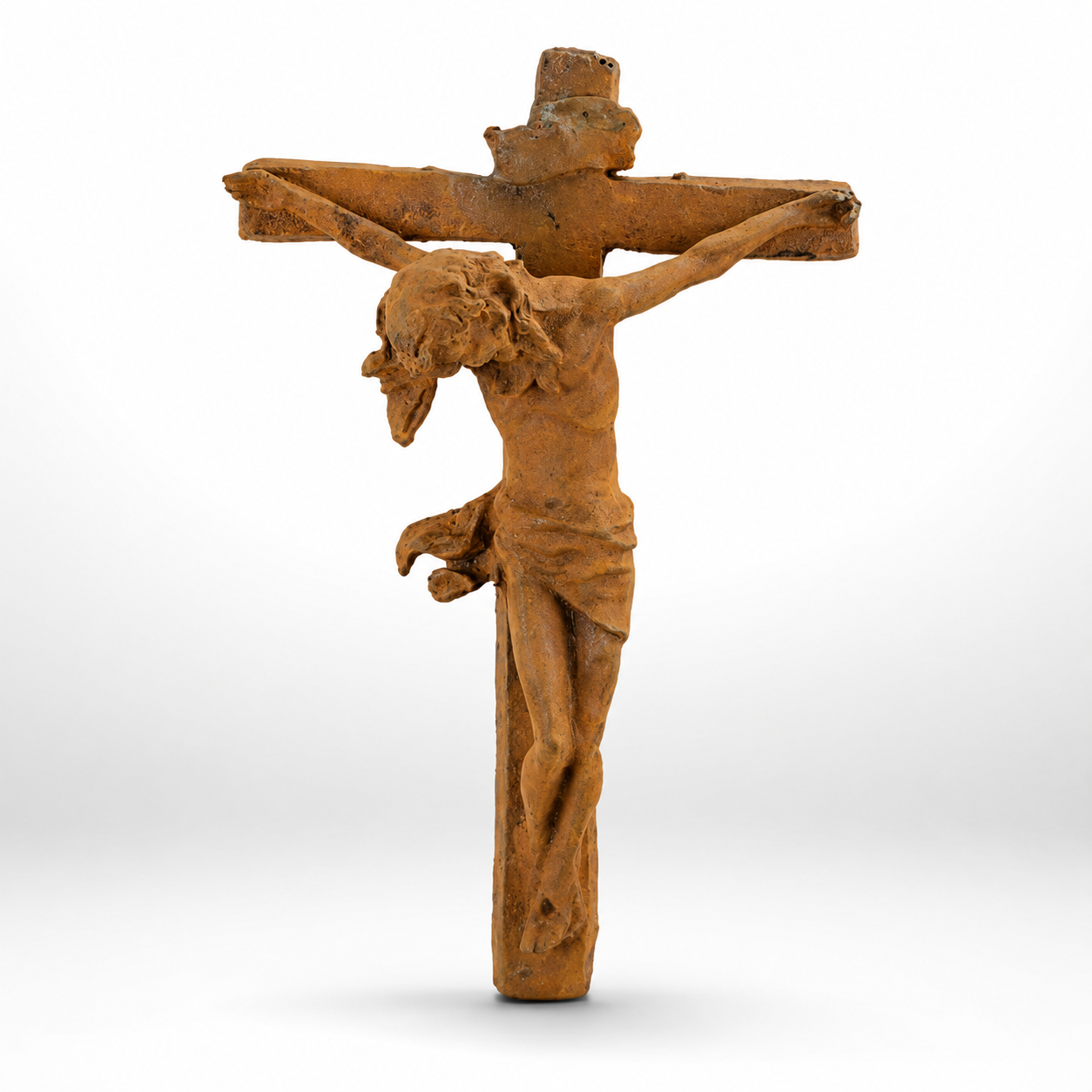 Rusty Cast Iron Crusifix | Curios & Collectibles | Home Decor