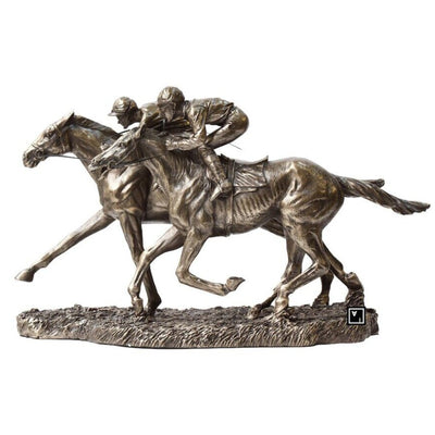 Race Two jockeys | Curios & Collectibles | Home Decor | Handcrafted