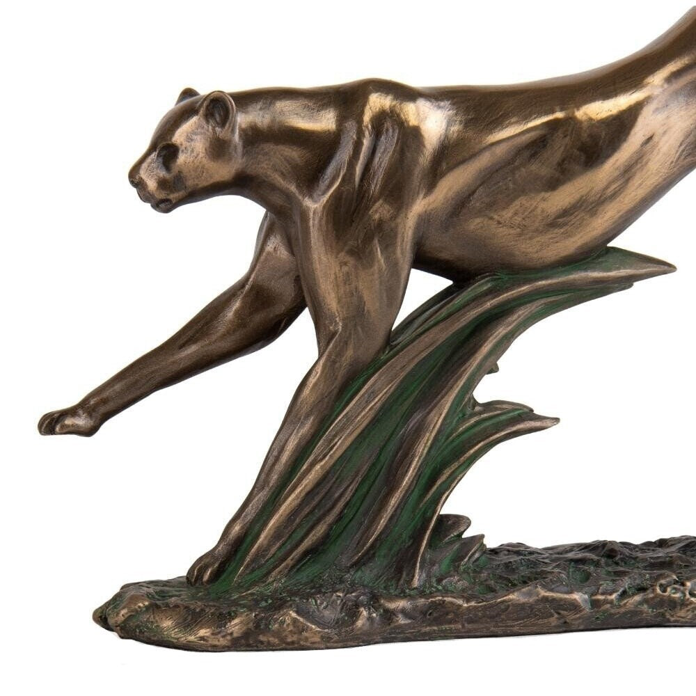 Running Panther | Animal Sculptures | Home Decor | Handcrafted