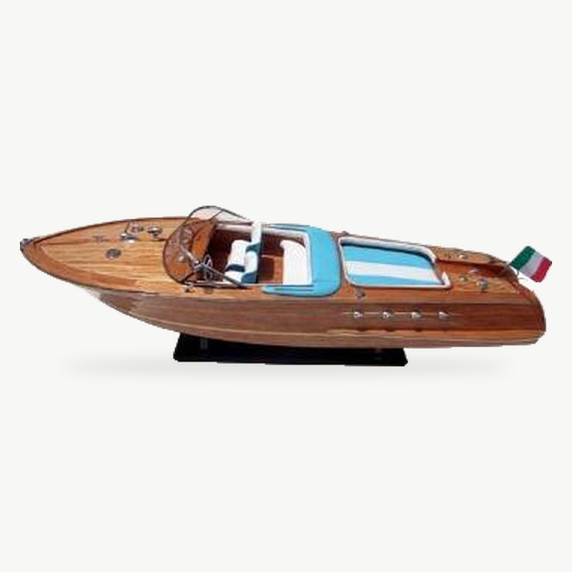 Riva Aquarama Wooden Model Boat – 87 cm, Natural Wood