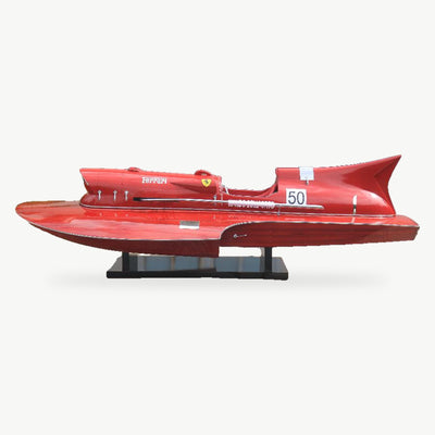 Ferrari Hydroplane Arno XI XL Wooden Model – 207 cm
