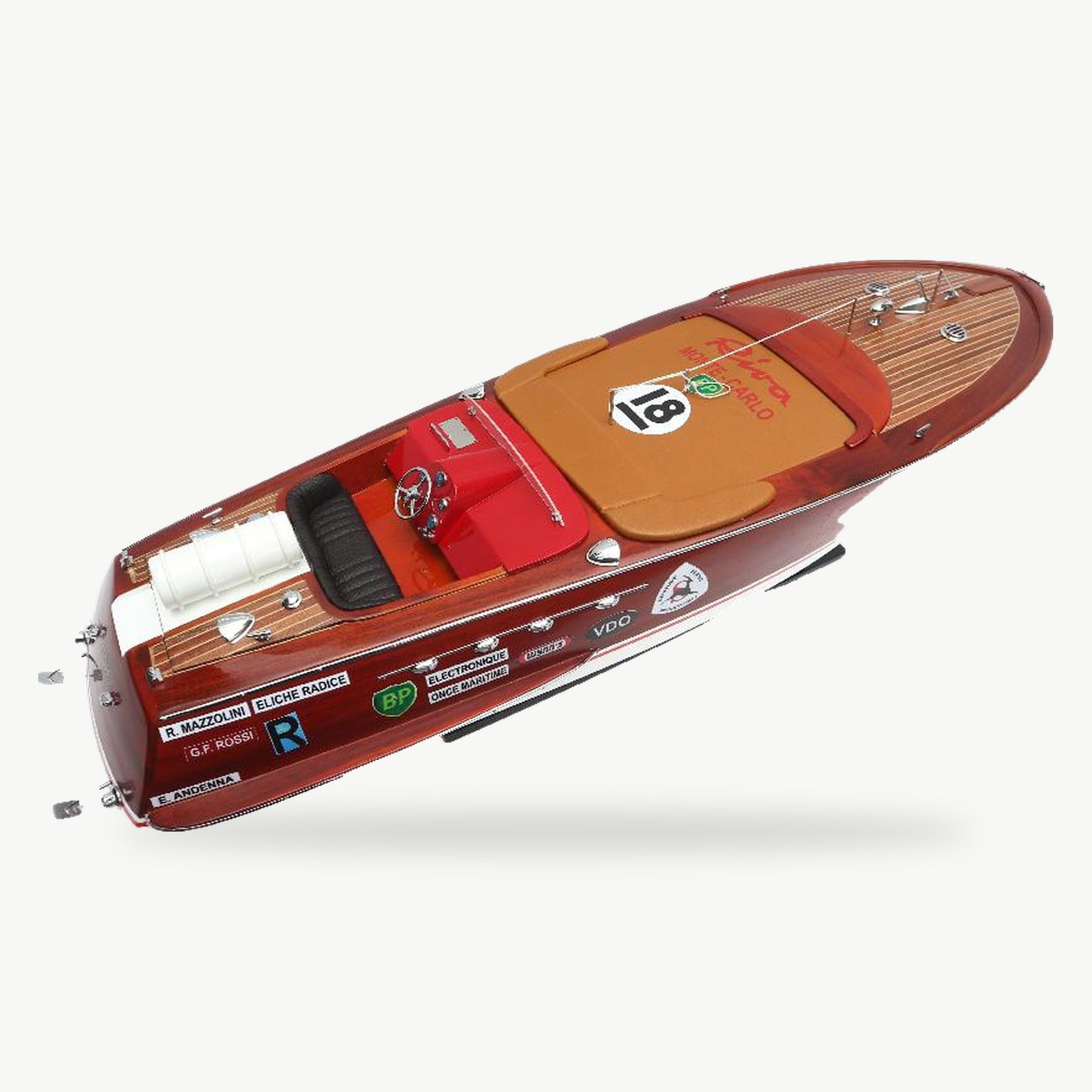 Super Riva Zoom Wooden Model Boat – 87 cm