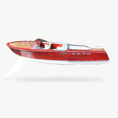 Super Riva Lamborghini Wooden Model Boat – 174 cm