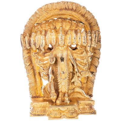 Vishnu Deity Statue | Handcrafted Bronze Decor | Unique Home Accent