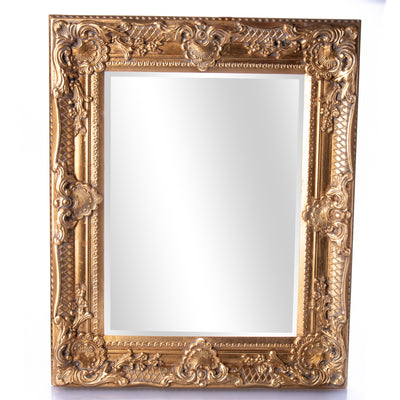 Ornate Baroque Mirror Frame | Handcrafted Bronze Decor