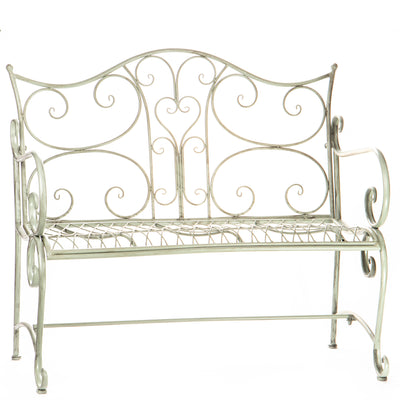 Metal garden bench | Handcrafted Garden Decor | Unique Home Accent