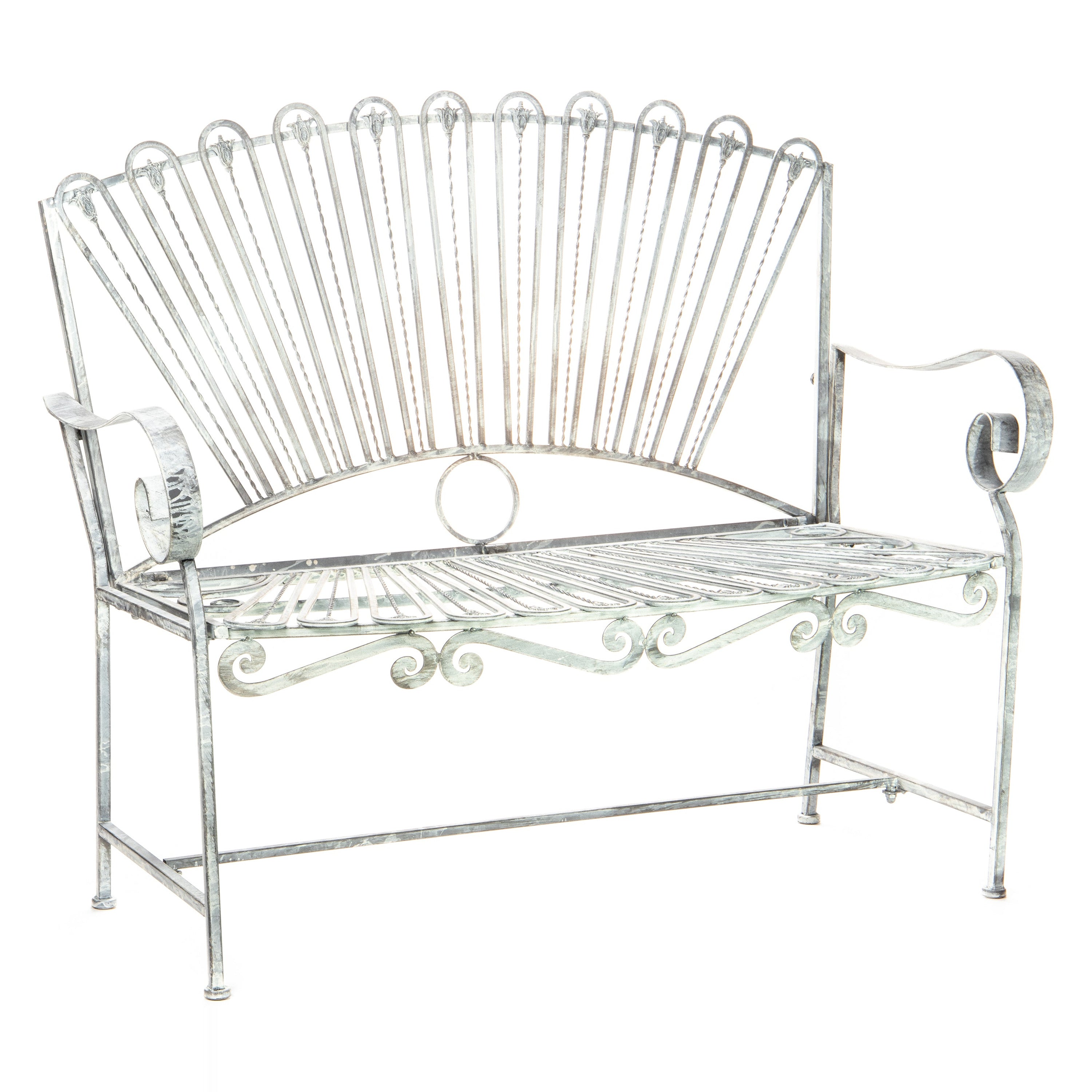 Metal garden bench | Handcrafted Garden Decor | Unique Home Accent