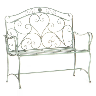 Metal garden bench | Handcrafted Garden Decor | Unique Home Accent