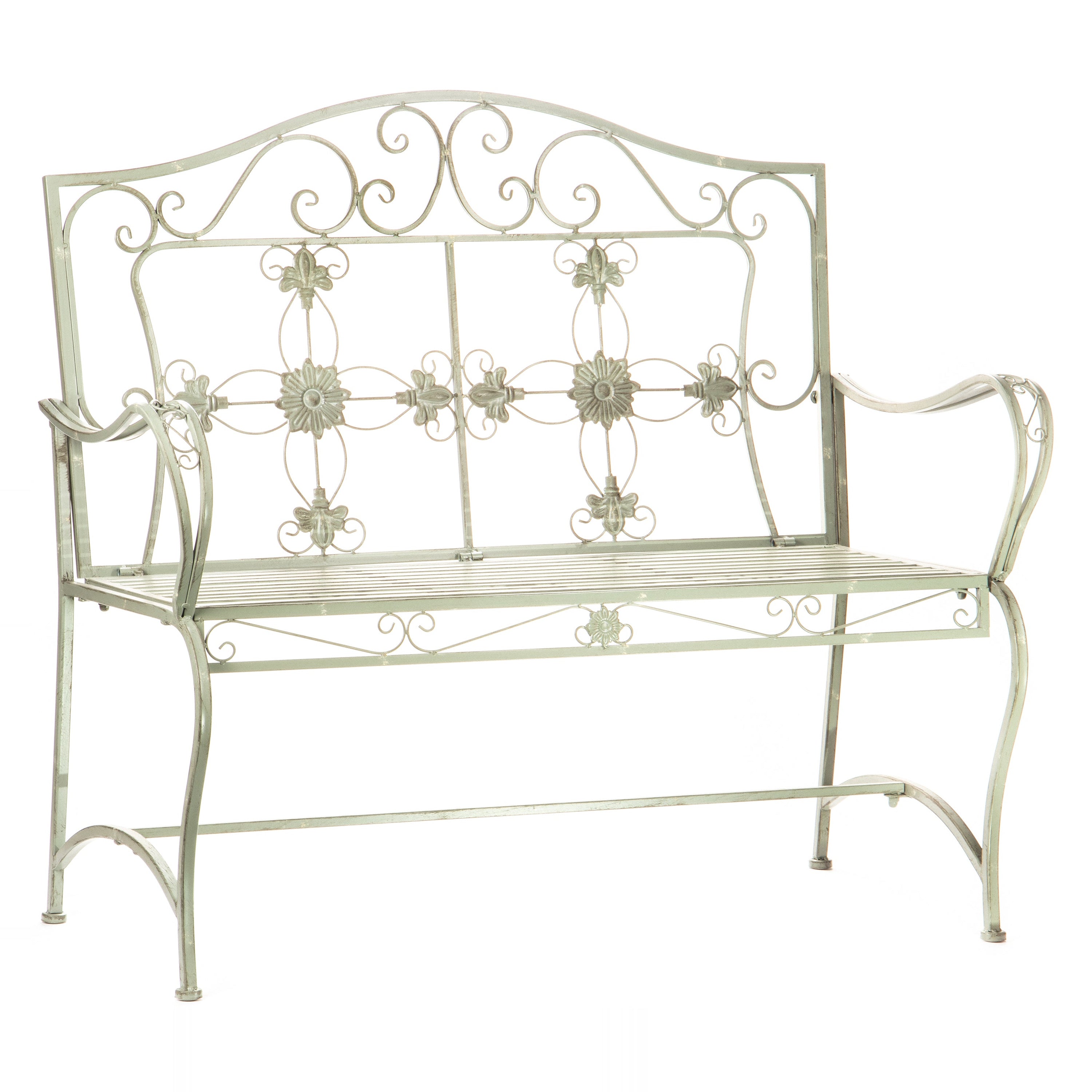 Metal garden bench | Handcrafted Garden Decor | Unique Home Accent