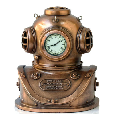 Steampunk Diving Helmet Clock | Clocks | Home Decor | Handcrafted