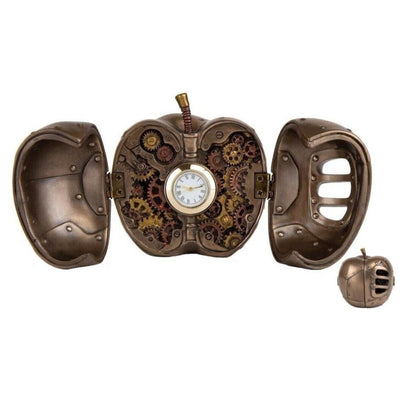 Steampunk Golden apple Clock, Mechanicus apple Clock | Clocks
