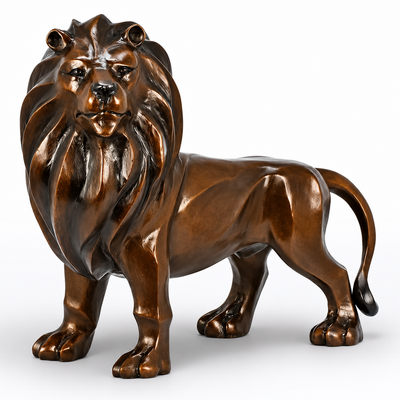 Lion | Animal Sculptures | Home Decor | Handcrafted | Collectible Art
