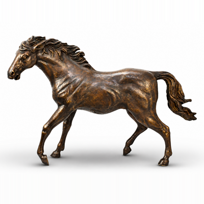 Running Horse | Handcrafted Bronze Decor | Unique Home Accent