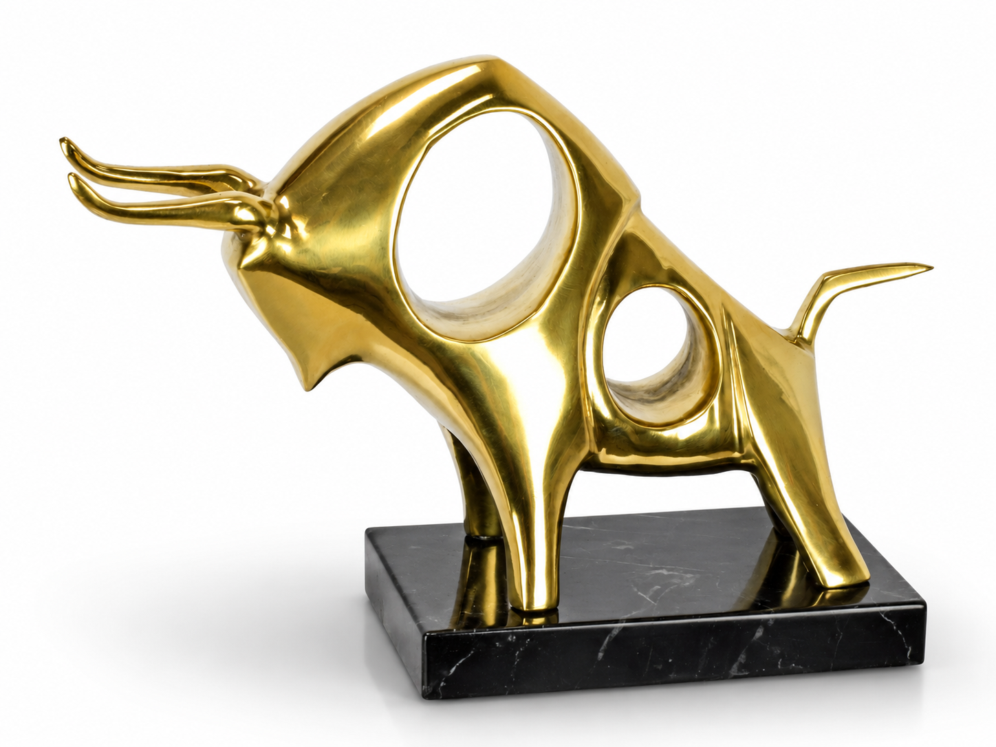 Modern Bronze Bul | Animals | Home Decor | Handcrafted | Collectible A