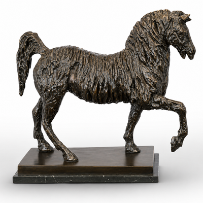 Trotting Horse | Handcrafted Bronze Decor | Unique Home Accent