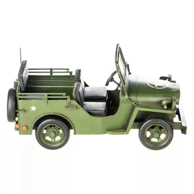 Tin model military off-road vehicle | Handcrafted Home Decor