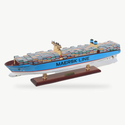 Maersk Triple E Container Ship Wooden Model – 70 cm