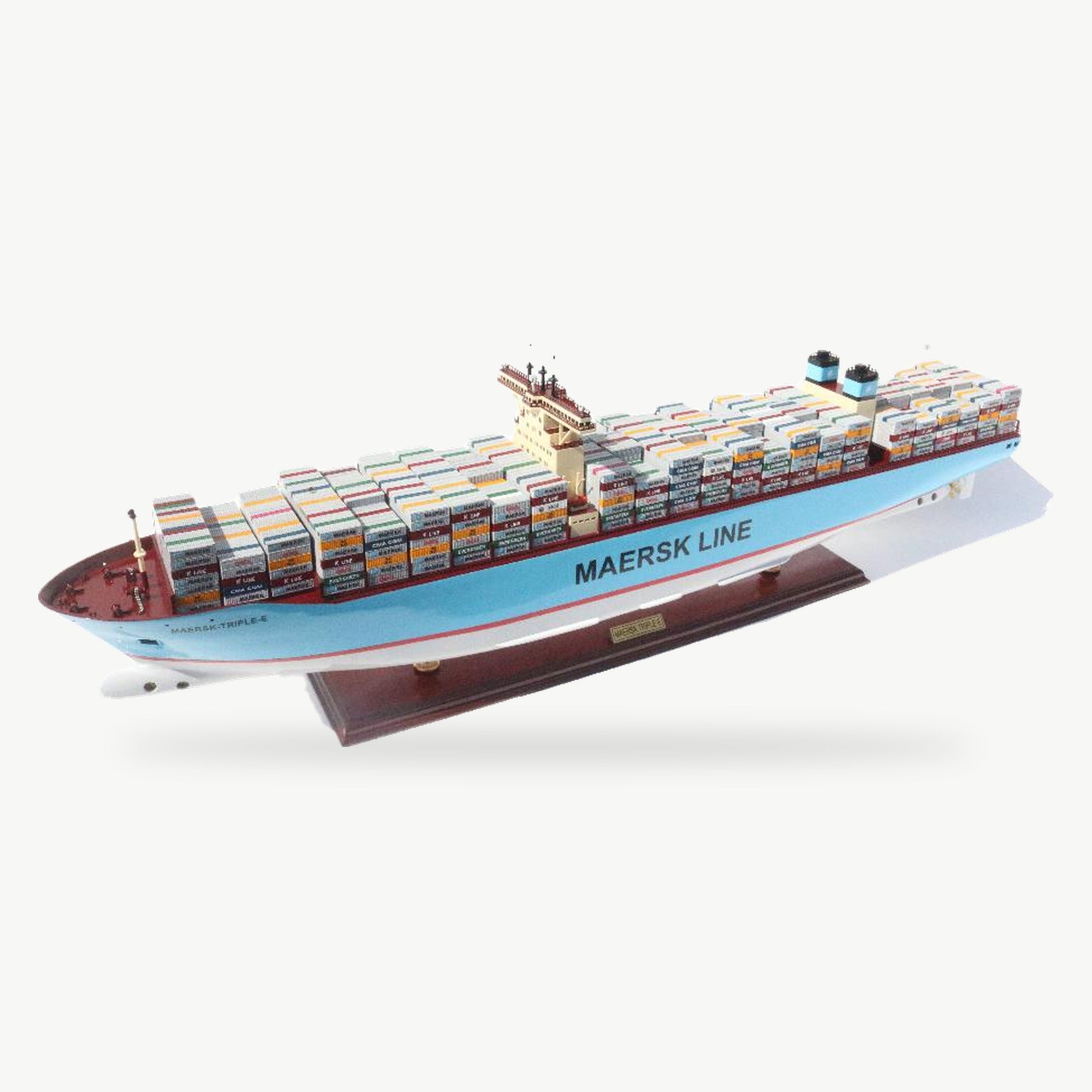 Maersk Triple E Container Ship Wooden Model – 100 cm