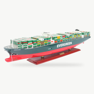 Ever Given Container Ship Wooden Model – 100 cm
