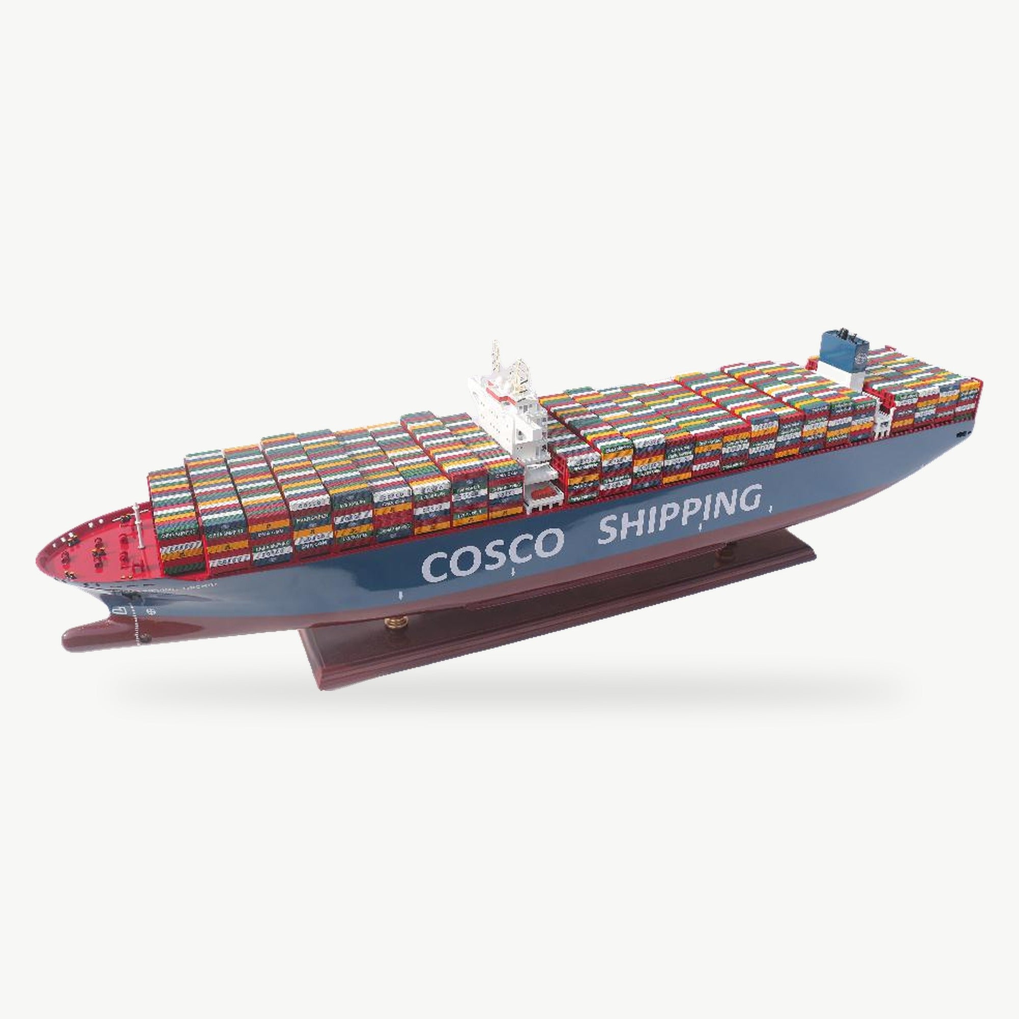 COSCO Container Ship Wooden Model – 100 cm